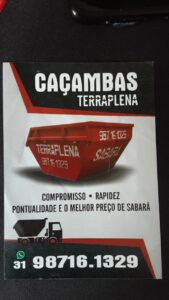Caçamba Terraplena - EM Sabará
