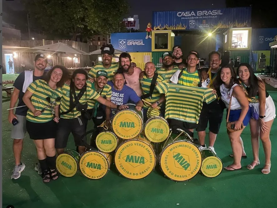 Torcida Brazuca Sabará faz história nas Olimpíadas de Paris. Movimento liderado por Fael dos Santos representa Sabará