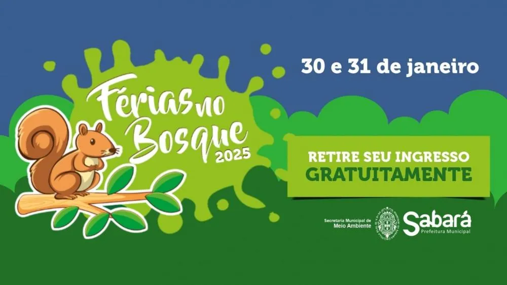 Diversão Garantida: Inscrições Abertas para o “Férias no Bosque” em Sabará. Uma das opções mais aguardadas para as férias escolares em Sabará